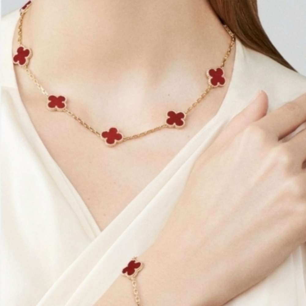 Van Cleef Style Jewelry Set